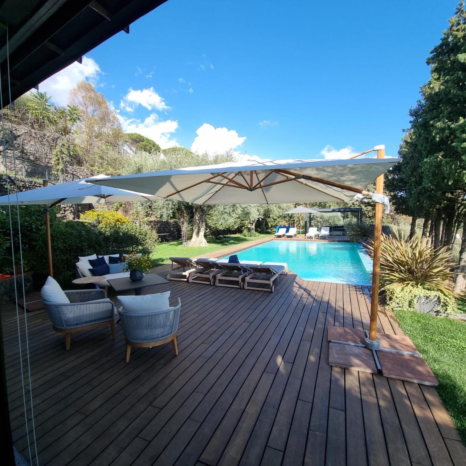 Scialaj Villa Di Lusso Sull'Etna Con Piscina E Vista Mare Ragalna Exterior photo